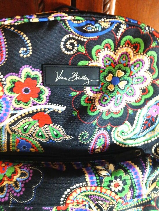 VERA BRADLEY KIEV PAISLEY (Retired) Large Lots of Pocket/Dividers Black Paisley main image 12